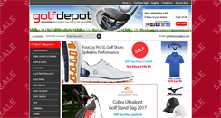 Desktop Screenshot of golfdepot.co.uk